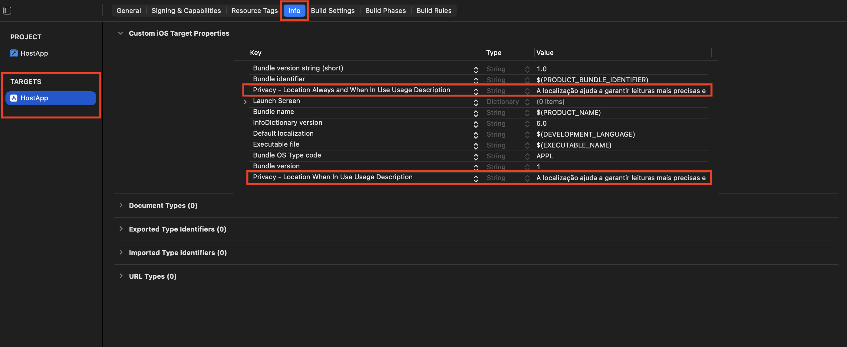 IMG-15 — Location permissions setup in the Host App